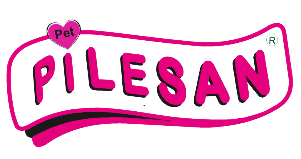 Logotipo original de Pilesan, empresa de venta al por mayor de productos para animales domésticos