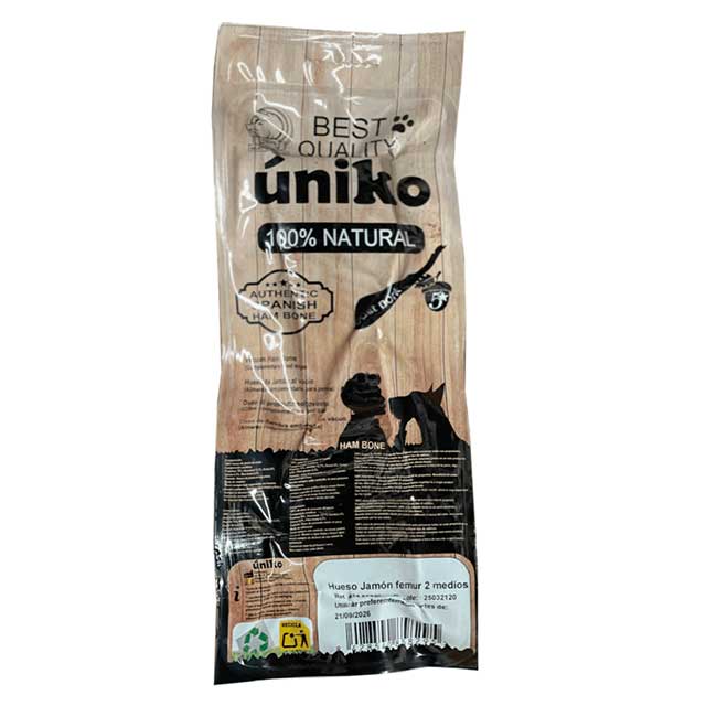 Hueso jamón fémur 2 medios